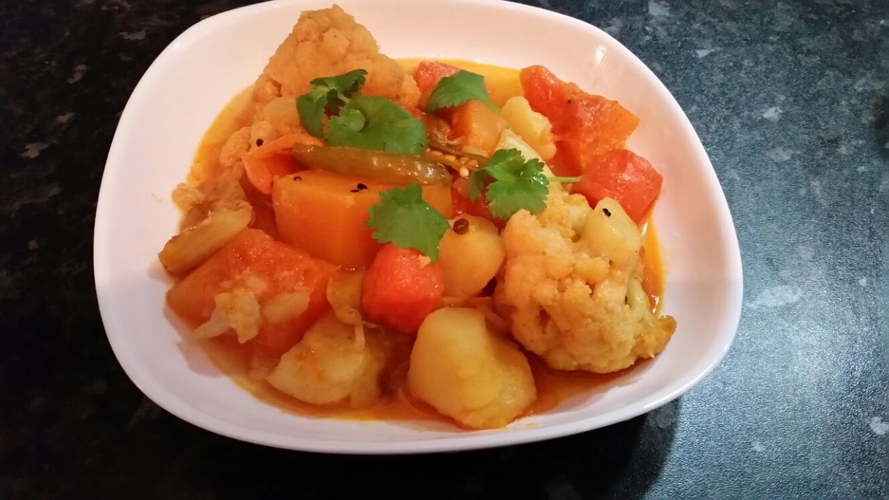 How to make Vegetable Curry YouTube