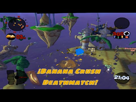 Worms 4 Mayhem - Banana Crush Deathmatch