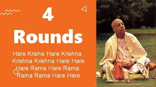 4 Rounds Chanting | Prabhupada Japa | Chanting with deity Darshan | Hare Krishna |Round 7.13m