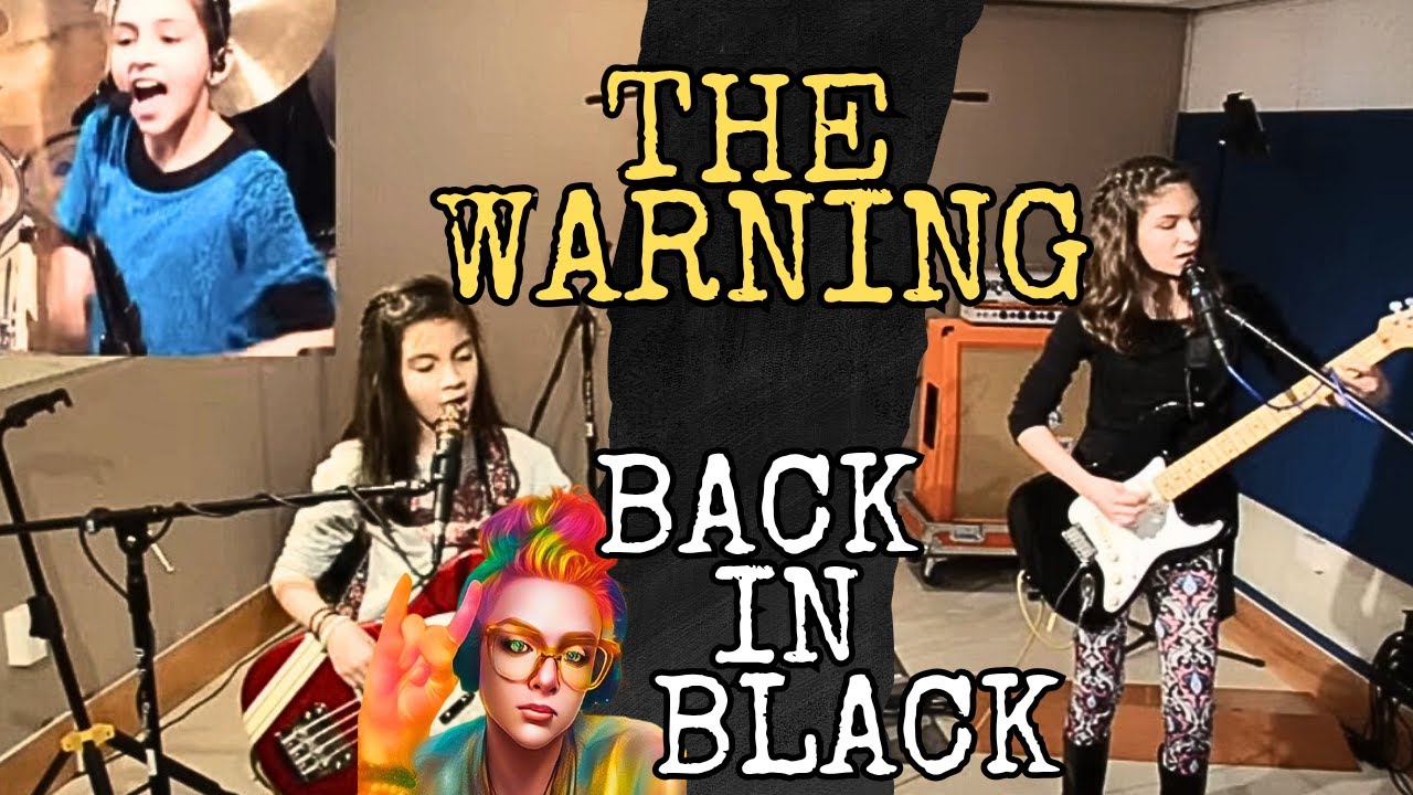 THE WARNING - Back in Black (AC/DC cover) THEY ROCK!! Reaction
