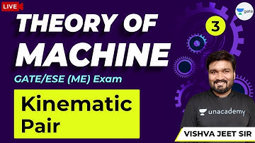 Theory of Machine | Kinematic Pair | Lec 3 | GATE 2021 ME Exam