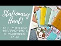 HUGE STATIONARY HAUL | SG JULY SUB BOX, ERIN CONDREN, &amp; SG WAREHOUSE SALE | RACHELLE&#39;S PLANS