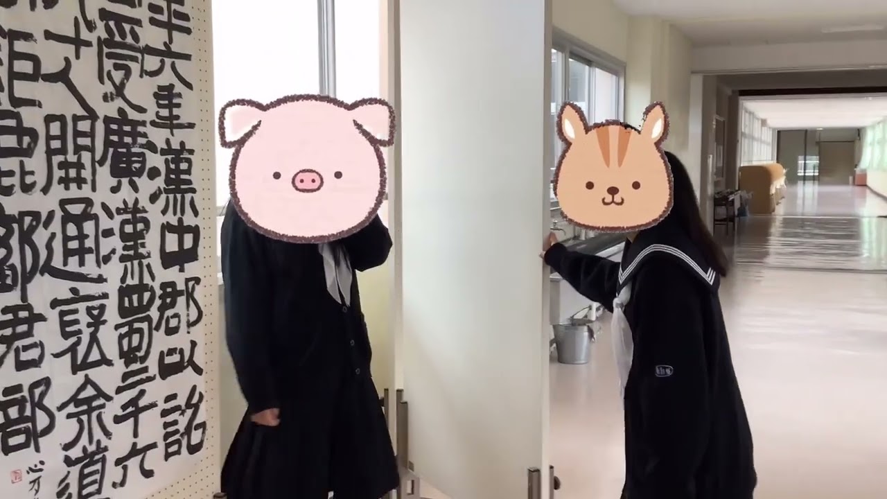 杵築高校で校内かくれんぼしてみた