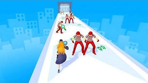 Detective Run 3D! 🕵️‍♀️🦶👨‍🎤 All Levels Gameplay Trailer Android,ios