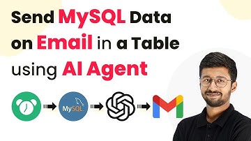 How to Send MySQL Data on Email in a Table using AI Agent