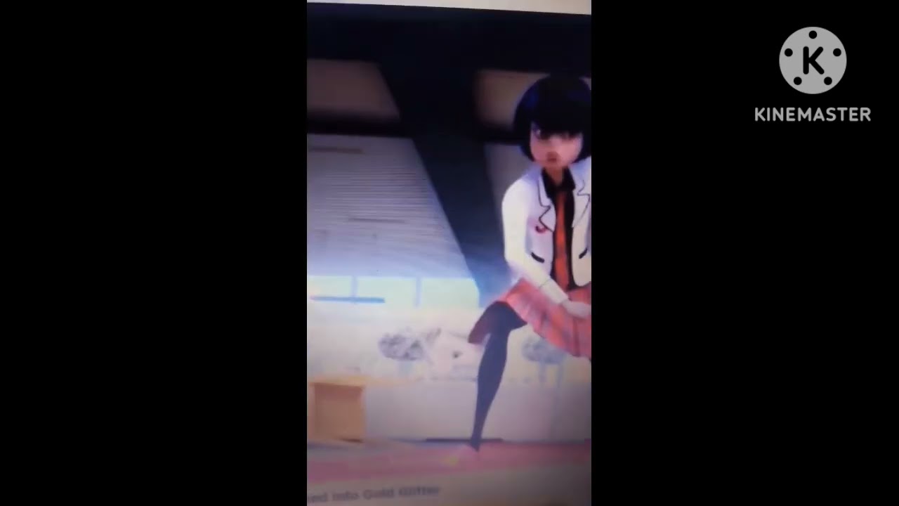 Miraculous Gold Glitter Kagami Transformation In Reverse 