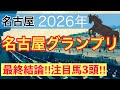 【名古屋グランプリ2026】蓮の地方競馬予想(最終結論)〜東京プリンセス賞は注目馬3頭中3頭で馬券内独占