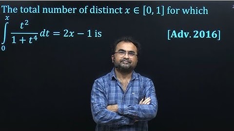 IIT JEE advanced Definite Integration PYQ 2016