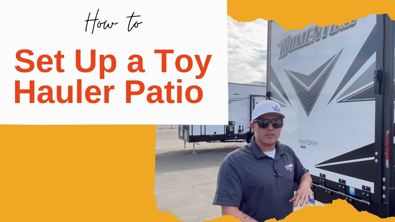 Toy Hauler Patio Tips Toy Hauler Depot YouTube