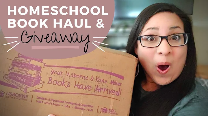 HOMESCHOOL BOOK HAUL 2021 and GIVEAWAY: See inside what Usborne books I'm using for homeschool