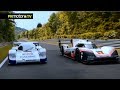 Porsche 919 Hybrid Evo vs el Porsche 956 C - Dream Team en el Nürburgring-Nordschleife by PRMotor TV