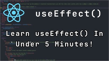 React useEffect() In Under 5 Minutes! | React Tutorial