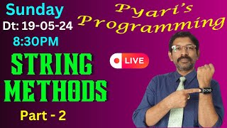 String Methods 2 in Java |  String method examples | output | Error Finding
