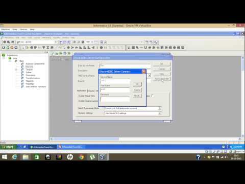 How to create ODBC connection in informatica