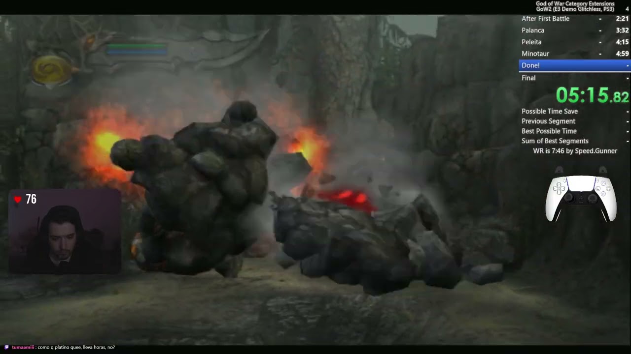 GOD OF WAR 2 E3 DEMO GLITCHLESS (7:54) SPEEDRUN