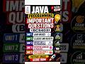 Java🔥Important Questions (BCS403) | AKTU(2nd year) 2025-26 🔥#btech #aktuexam #engineers#viralvideo