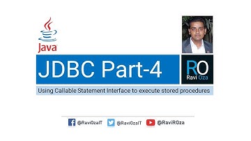 JDBC Part-4 | Callable Statement to execute Stored Procedure in MySQL (Gujarati)