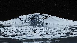 Slow Motion Obsidian Sea | Dark Ambient Sleep &amp; Meditation Visualizer