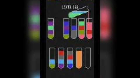 Water sort puzzle level 222