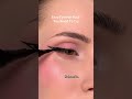 Wing Eyeliner Tutorial For Beginner♥️ #eyemakeup #makeuptutorial #makeup #makeuphacks #youtubeshorts