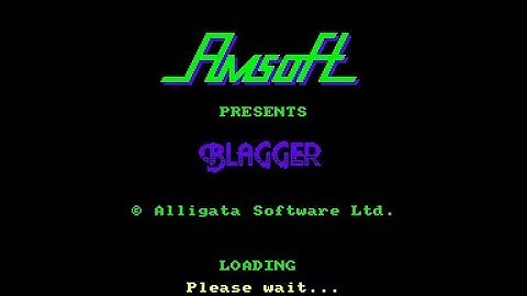 Blagger Review for the Amstrad CPC by John Gage