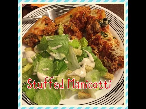 Quick & Easy Stuffed Manicotti