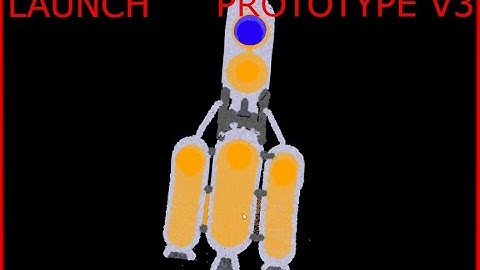 Space simulation toolkit SST 3 STAGE ROCKET PROTOTYPE V3 LAUNCH