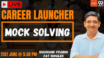 @CareerLauncher_MBA Live mock Solving with Shashank Prabhu #cat2025 #catquantseries #mba