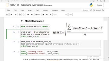 Model Evaluation,  Project Graduate Admission Prediction Using Machine Learning