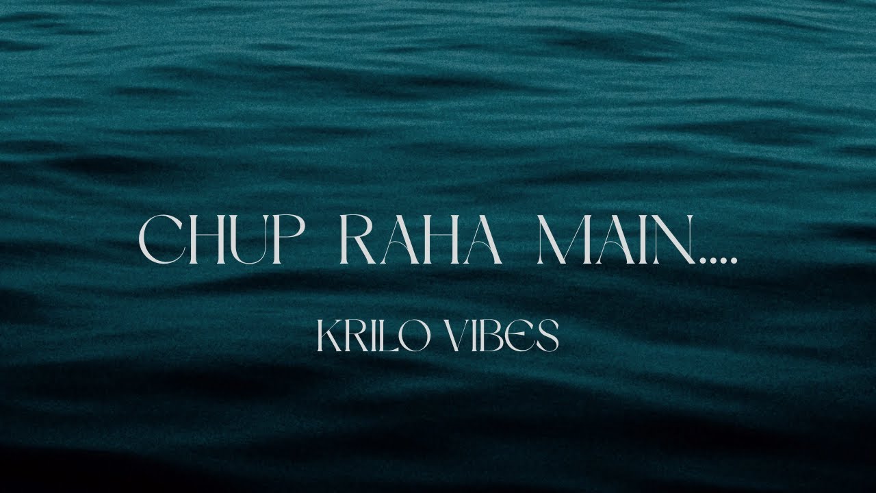 Chuto Rahuja Chup Raha Main – Heartfelt Hindi Indie Song 2025 | Sad Acoustic Track ...