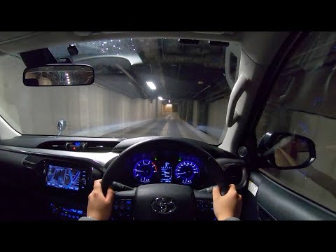 【Test Drive】2018 TOYOTA HILUX 2.4L Diesel 4WD - POV Night Drive