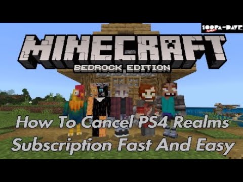 How To Cancel PS4 Realms Fast And Easy - Bedrock - YouTube