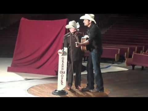 Brad Paisley and Jimmy Dickens christen the Opry c...