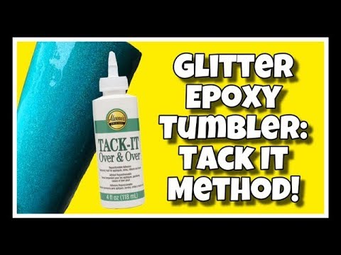 Aleene's Original Glues - Make a Glitter Tumbler with the Tack-It Method