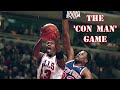 Michael jordan the con man game vs ny