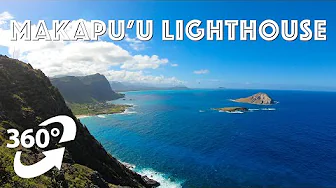 Virtual hike  to Makapu'u Lighthouse in 360 VR Oahu Hawaii