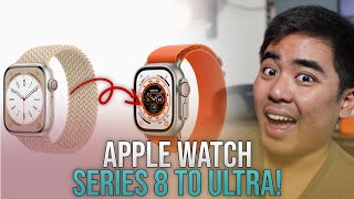 TRANSFORMING my Apple Watch Series 8 to Apple Watch Ultra!