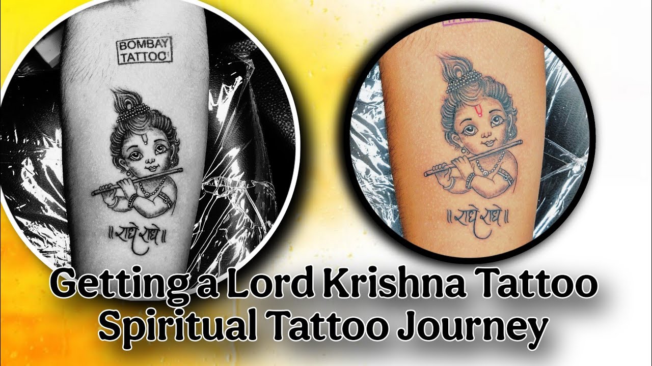Getting a Lord Cute Krishna Tattoo | Spiritual Tattoo Journey