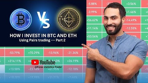 How I invest in the crypto Market(BTC and ETH) using Pairs Trading or Statistical Arbitrage Part 2