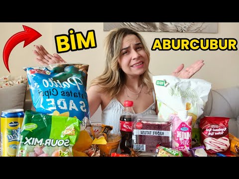 BİM ABURCUBURLARINI DENEDİM !! (Milkshake, Kadife Tatlısı)