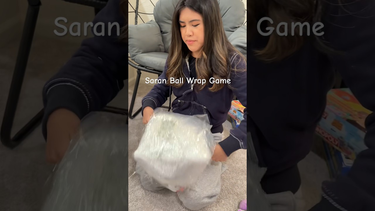 Best party game ideas saran wrap ball game !A fun game for parties#partygames  #fungamestoplay#games