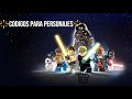 CODIGOS DE PERSONAJES EXCLUSIVOS PARA LEGO STAR WARS SKYWALKER SAGA