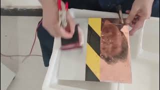 Tin plating on copper, simple and convenient tin plating equipment