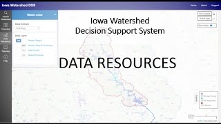 IoWaDSS Tutorial - 3. Data Resources