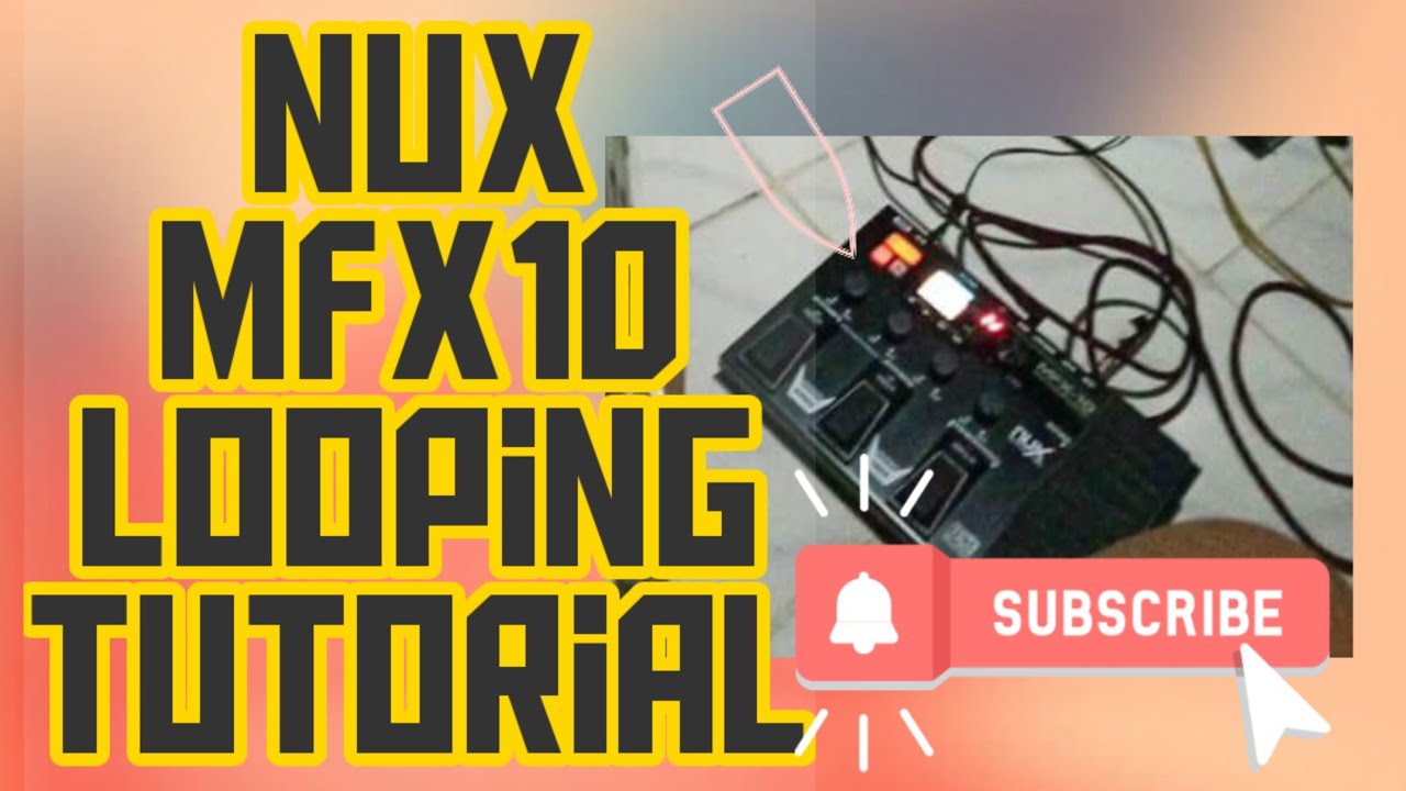 NuX Mfx-10 LOOPING TUTORIAL (tagalog)
