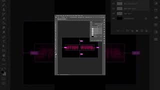 Hologram text in #photoshop #shorttutorial #photoshoptutorial #shorts #madewithphotoshop #adobe