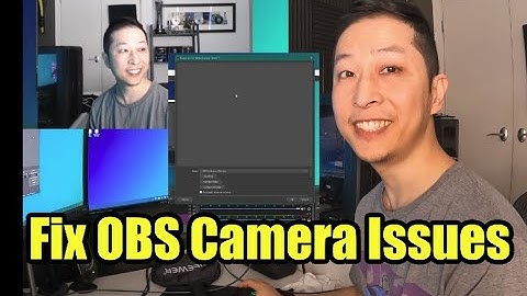 How to fix Webcam Camera Black Screen and not showing / freezing in OBS | OBS Troubleshooting