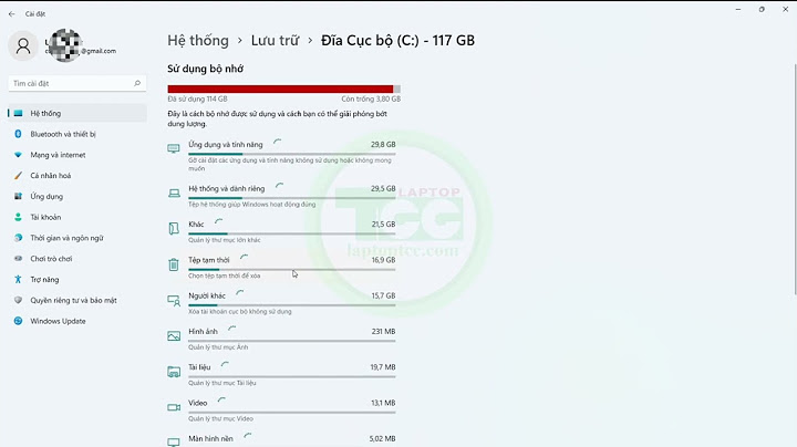 Hướng dẫn giải phóng ổ đĩa c