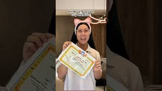 Khi Nhu Ý Được Lãnh Giấy Khen Kiểu