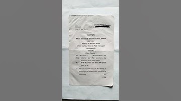 M.A. private 2nd year #ancientindia #G-138 #CCSU